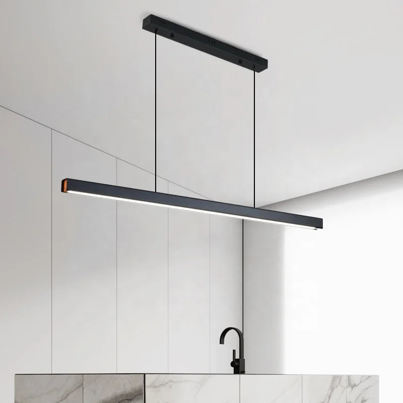Μοντέρνο Γραμμικό LED αλουμινίου 120/150 cm – Dimmable, Μαύρο