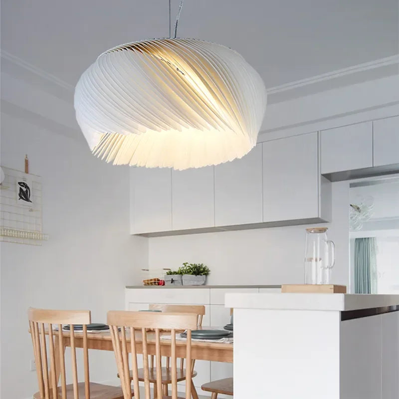 Nordic Ripple Pendant Lamp (Acrylic/PVC)
