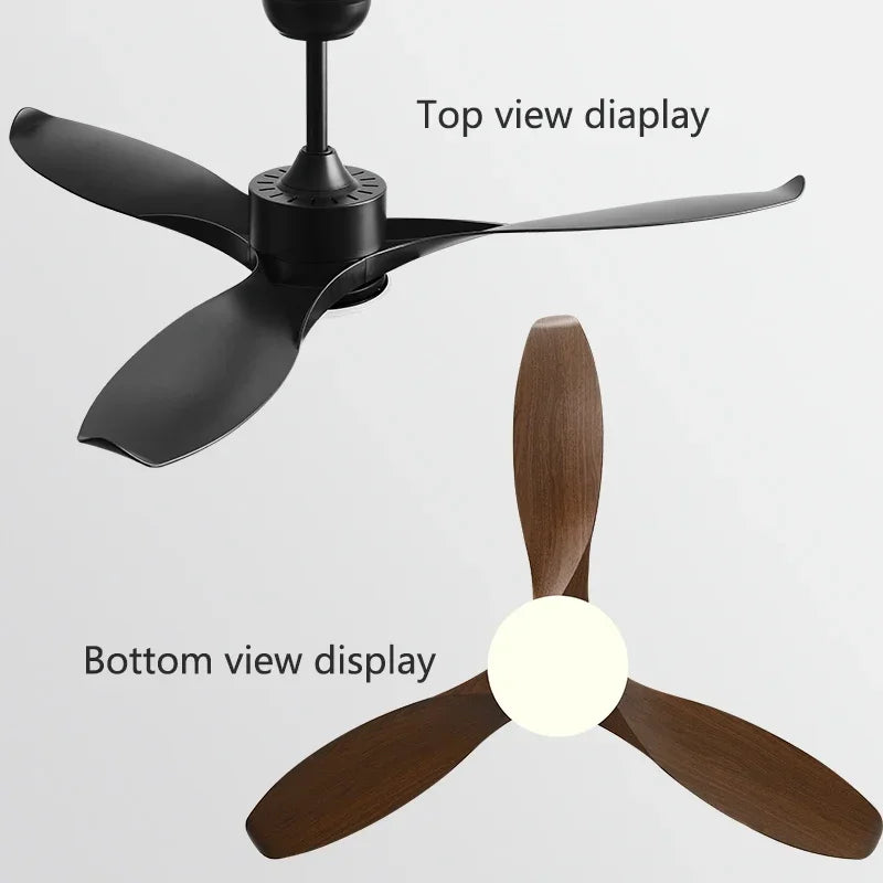 Ανεμιστήρας οροφής "AeroWood1" με φωτιστικό 24W, τρία πτερύγια και τηλεχειρισμό