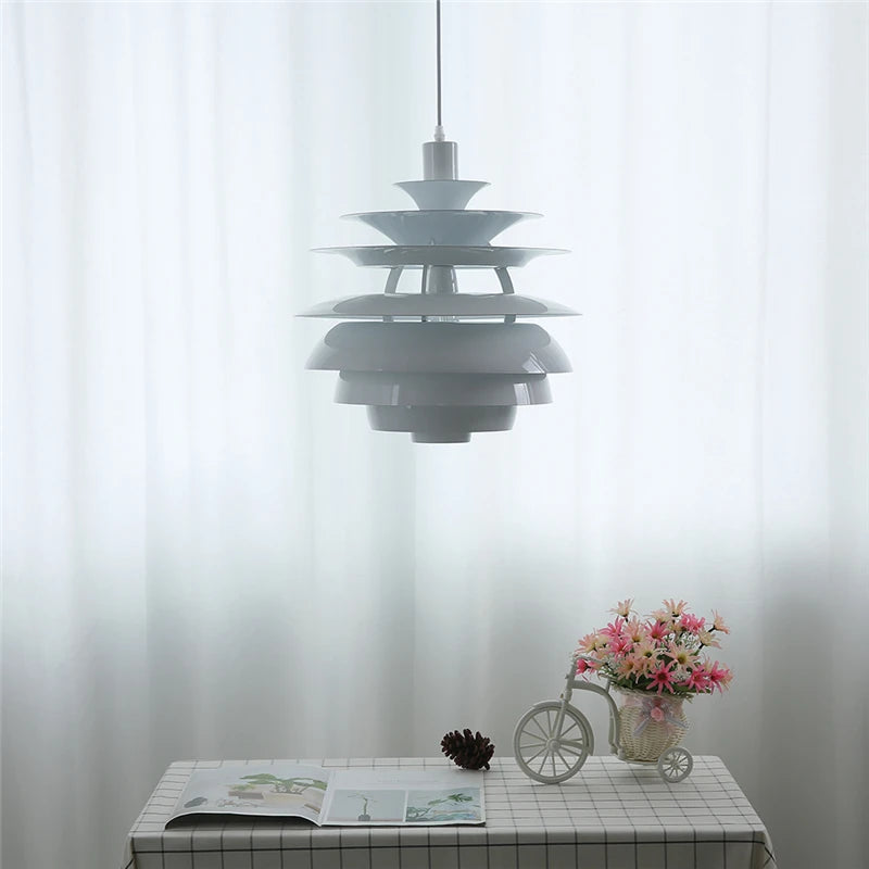 Aluminum Ceiling Pendant Light E27 "Snowball"