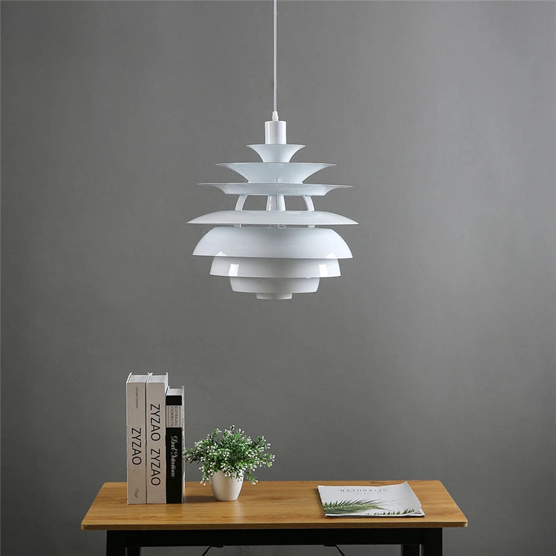 Aluminum Ceiling Pendant Light E27 "Snowball"
