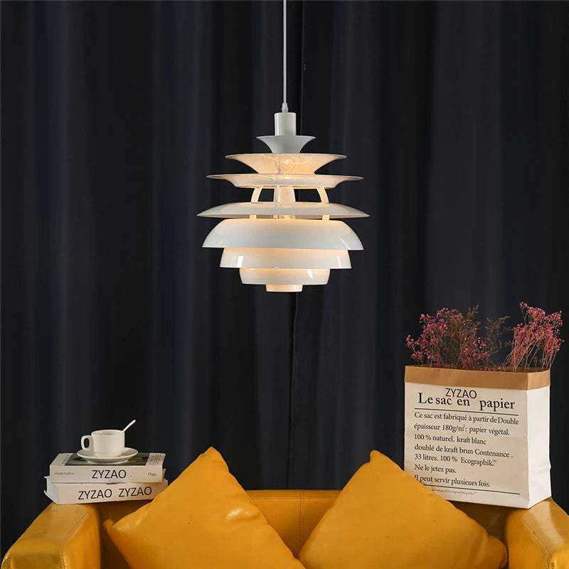 Aluminum Ceiling Pendant Light E27 "Snowball"