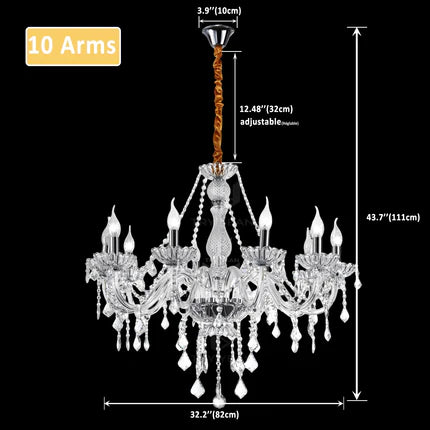 Κρυστάλλινος ρυθμιζόμενος πολυέλαιος "CrystalBrilliance" με 4-18 φώτα