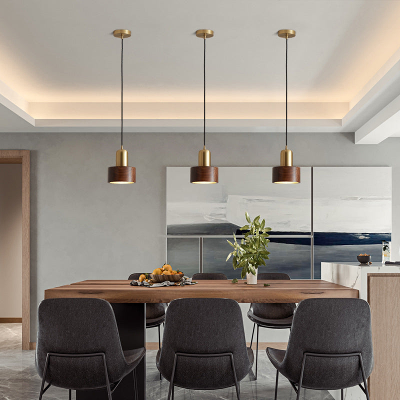 Κρεμαστό φωτιστικό από μάρμαρο ή ξύλο "wooden marble glow"