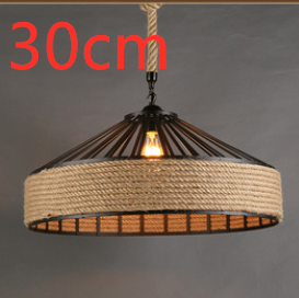 CountryRope Lampe im amerikanischen Landhausstil mit Hanfseil