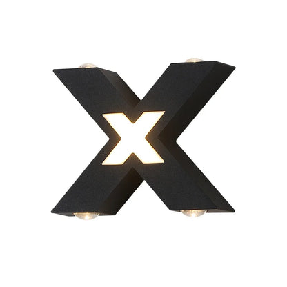 Wasserdichte Außenwandleuchten in verschiedenen Formen „X-Lumina“