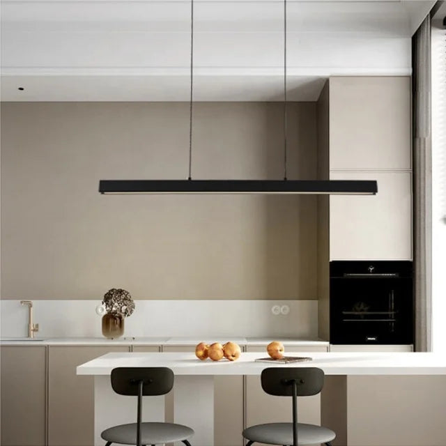 Μοντέρνο Γραμμικό LED αλουμινίου 120/150 cm – Dimmable, Μαύρο