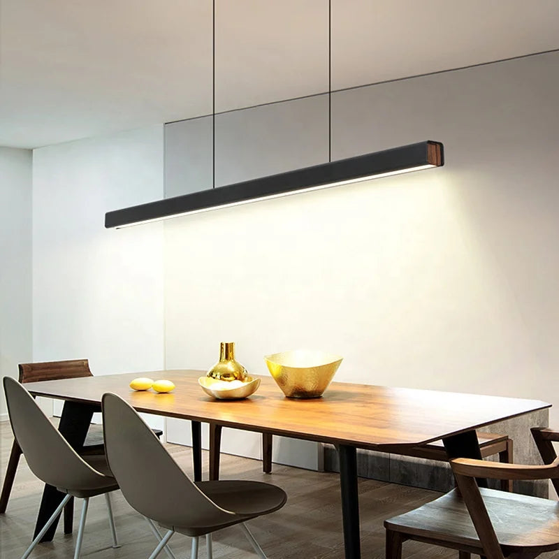 Μοντέρνο Γραμμικό LED αλουμινίου 120/150 cm – Dimmable, Μαύρο