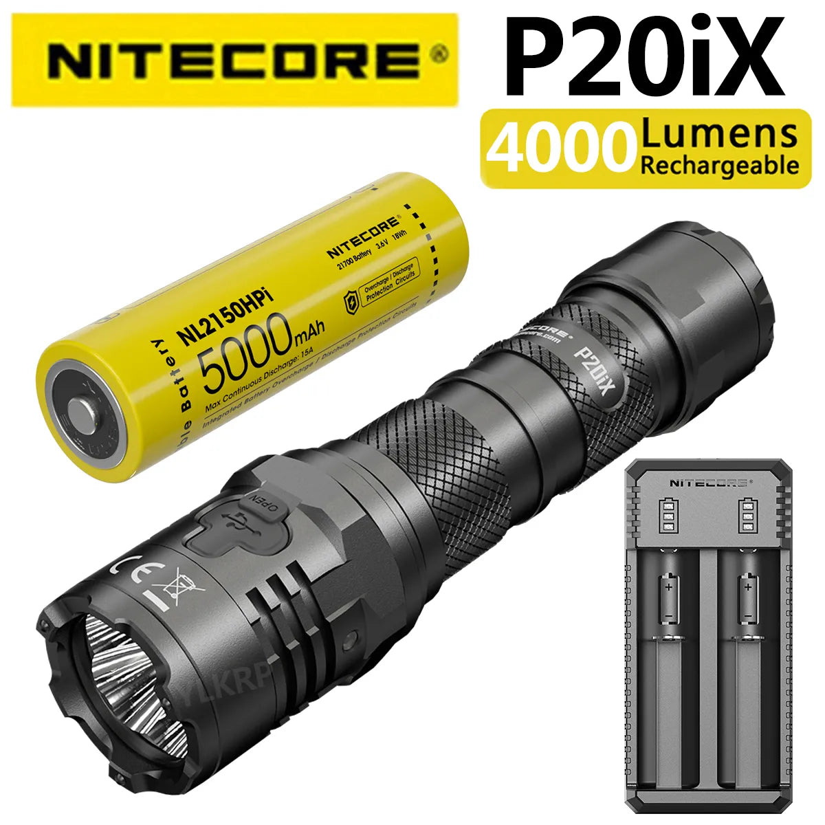 Nitecore NTH32 Tactical Holster voor de P20i en P20iX | Voordelig kopen bij Nitecore NTH32 Tactical Holster voor de P20i en P20iX | Voordelig kopen bij