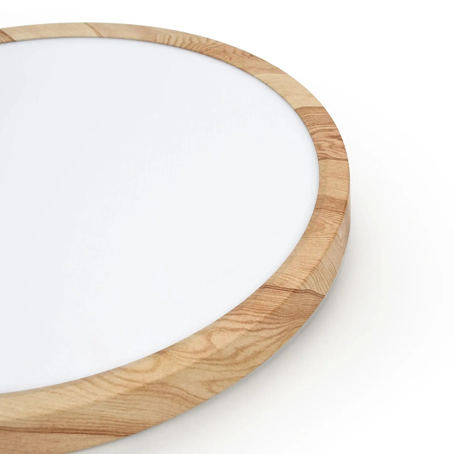 Στρογγυλή ultra λεπτή πλαφονιέρα "RadianceWood"