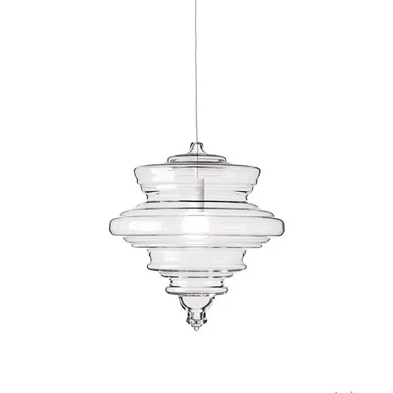 La Scala Glas-Pendelleuchte – Industrielle/Vintage-Kunstbeleuchtung