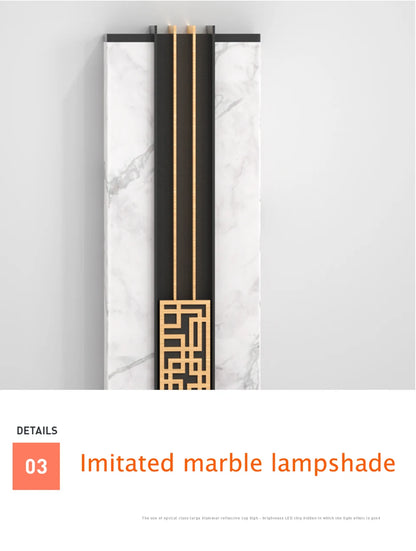 Μαρμάρινο Εξωτερικό LED Φωτιστικό Τοίχου IP65 "Porticus Aegis"