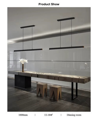 Μοντέρνο Γραμμικό LED αλουμινίου 120/150 cm – Dimmable, Μαύρο